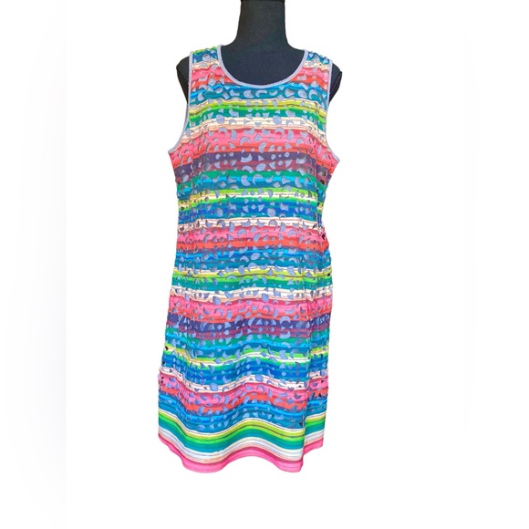 DESIGUAL ABSTRACT PRINT OVERLAY DRESS - Picture 4 of 4